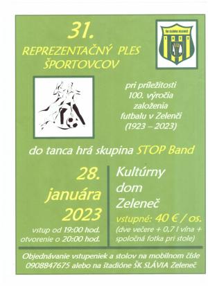 31. Reprezentačný ples športovcov